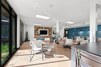 Modern dining area